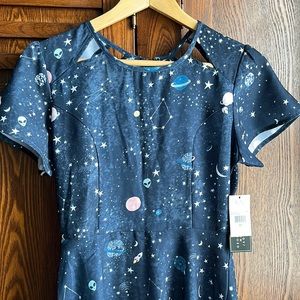 Volcom Space Alien dress with cutouts XS